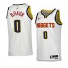 nuggets christian braun white 2022 23association edition swingman jersey