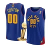 nuggets custom 2023 nba finals champions bluefastbreak player jersey