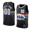 nuggets custom city jersey men's black 2019 20