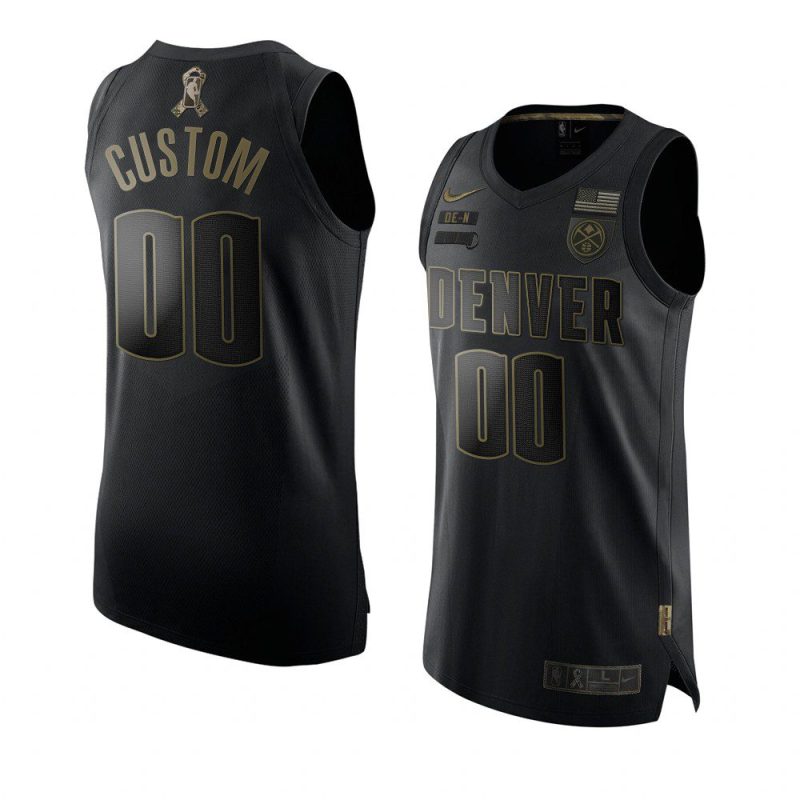 nuggets custom jersey 2020 salute to service black