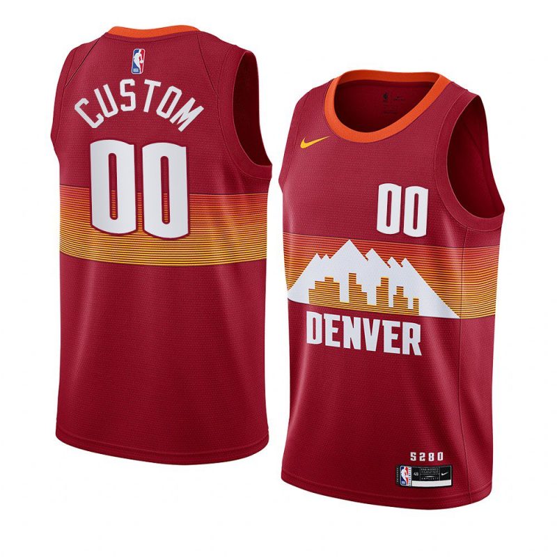 nuggets custom jersey city edition orange