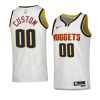 nuggets custom white 2022 23association edition swingman jersey