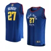 nuggets jamal murray blue 2023 nba finals fast break player jersey