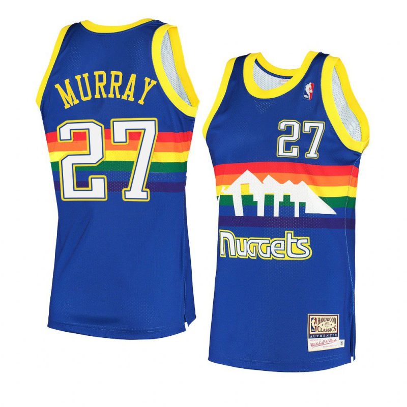 nuggets jamal murray jersey hardwood classics authentic royal