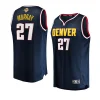 nuggets jamal murray navy 2023 nba finals fast break player jersey