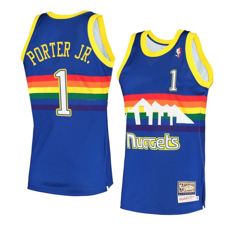 nuggets michael porter jr. jersey hardwood classics authentic royal