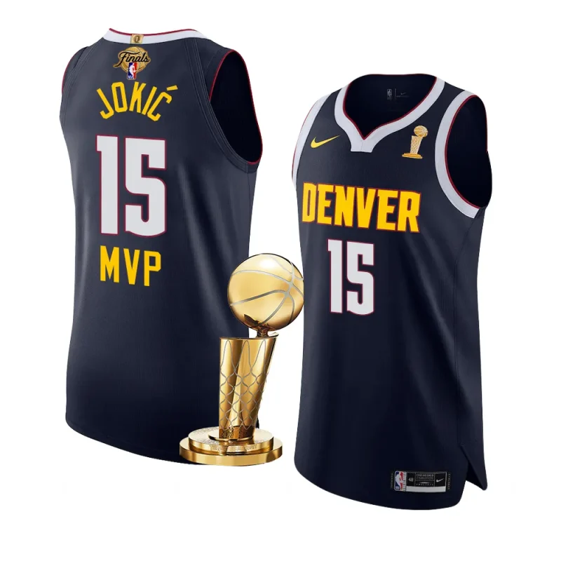 nuggets nikola jokic 2023 nba finals champions navyauthentic jersey