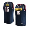 nuggets nikola jokic navy 2023 nba finals fast break player jersey