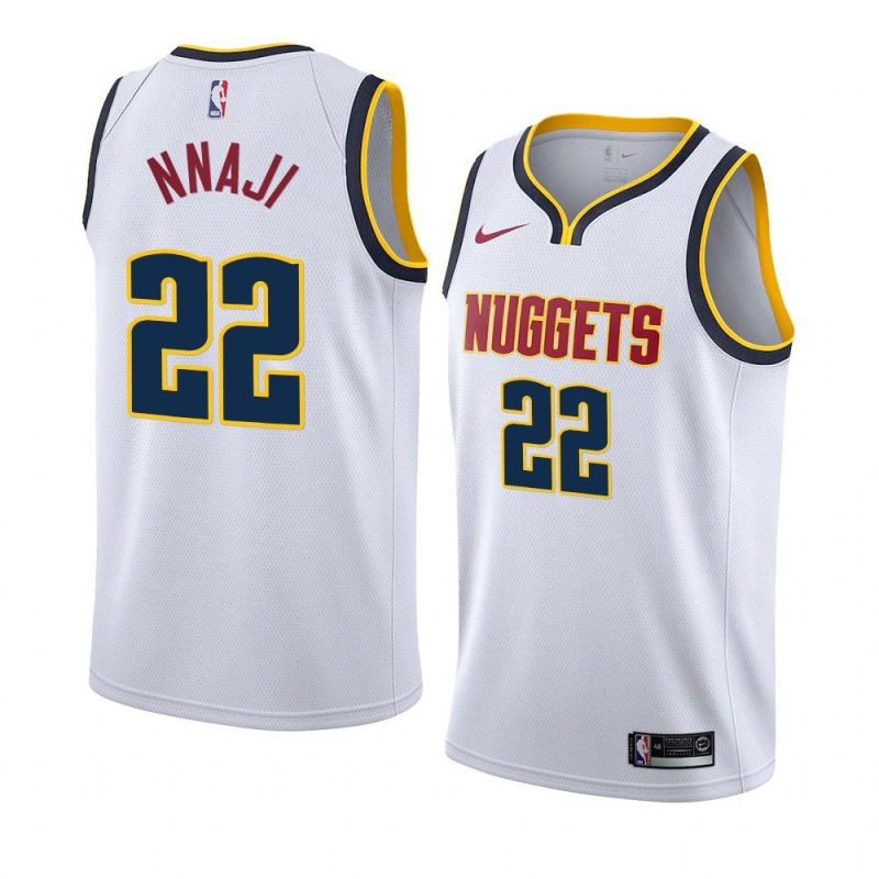 nuggets zeke nnaji jersey association white