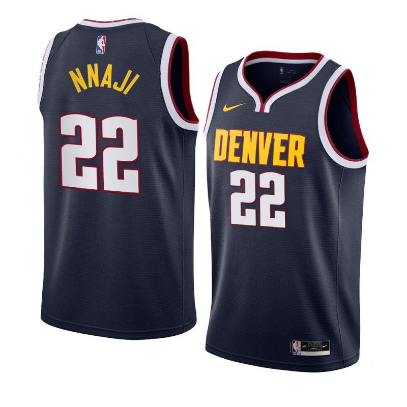 nuggets zeke nnaji jersey icon navy