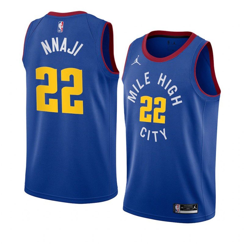 nuggets zeke nnaji jersey statement blue