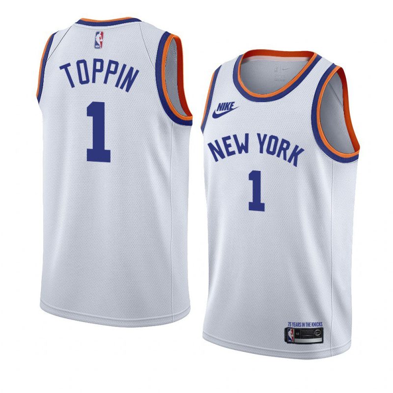 obi toppin 75th anniversary jersey classic edition white