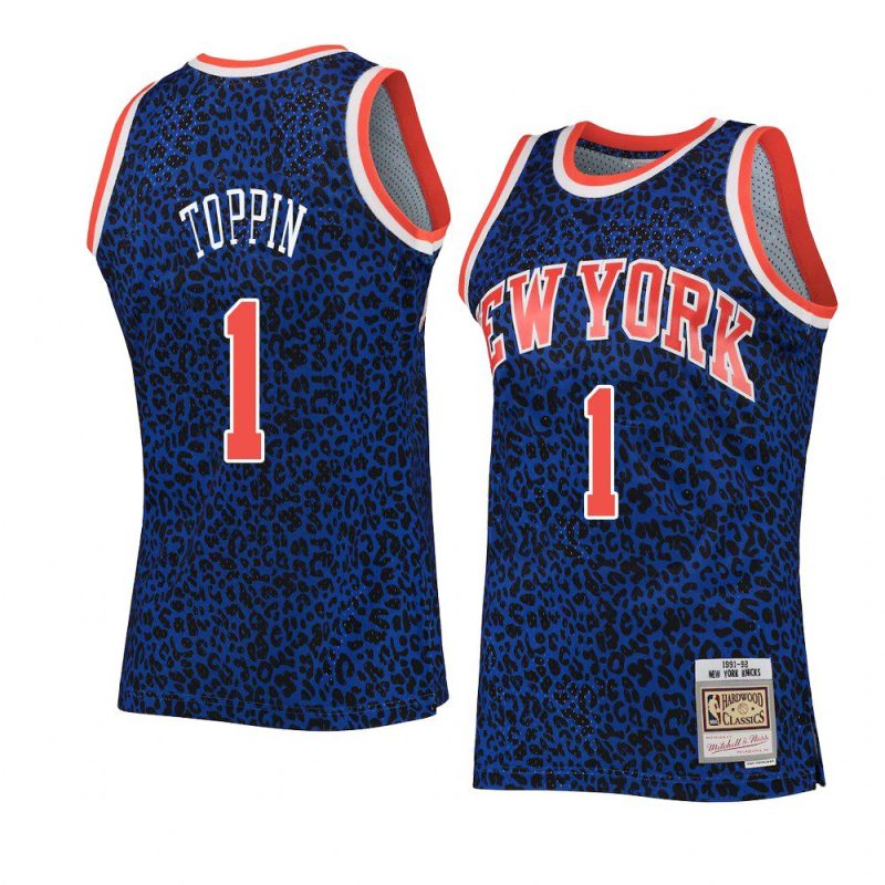 obi toppin hardwood classics jersey wildlife blue 2021