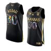 ochai agbaji golden diamond edition jersey 2022 ncaa national championship black