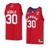 ochai agbaji reverse retro jersey 2022 march madness final four red