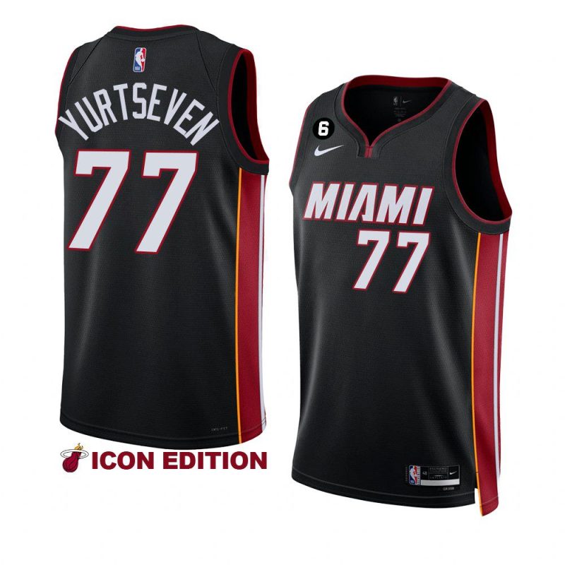 omer yurtseven heatjersey 2022 23icon edition blackno.6 patch