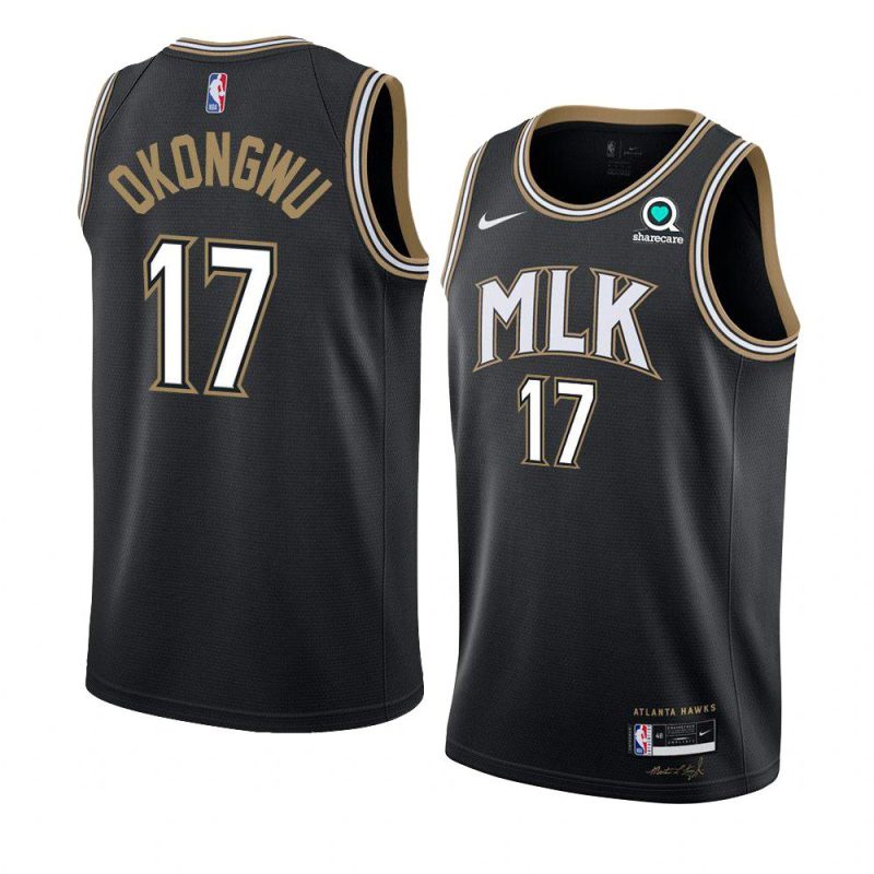 onyeka okongwu jersey city edition black men