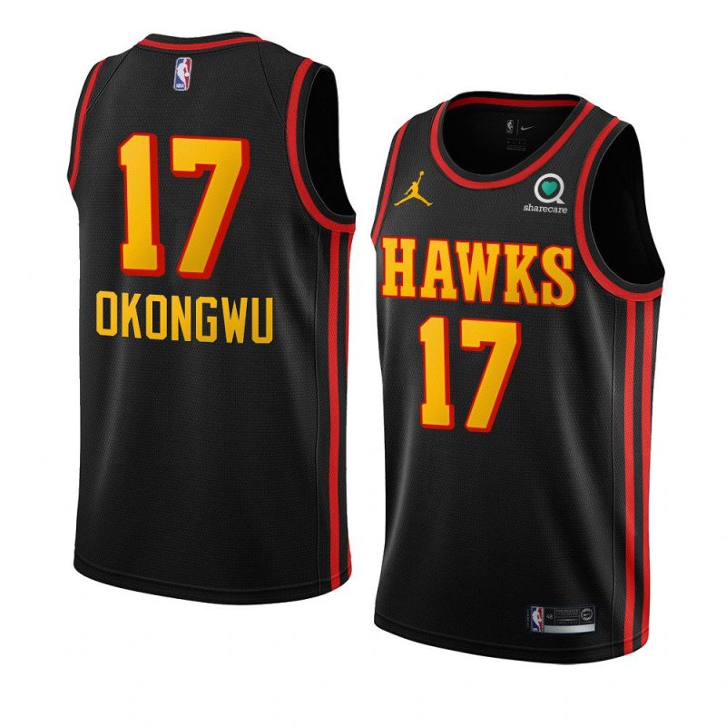 onyeka okongwu jersey statement black 2020 nba draft men