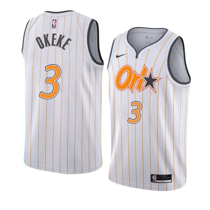 orlando magic chuma okeke white city edition jersey