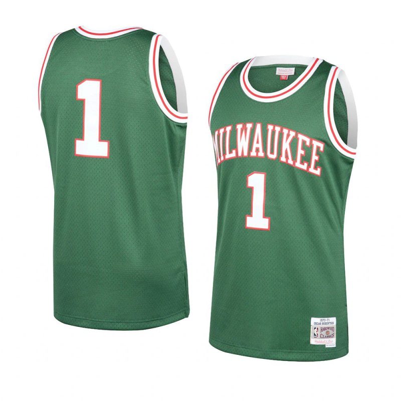 oscar robertson jersey 1970 71 hardwood classics green