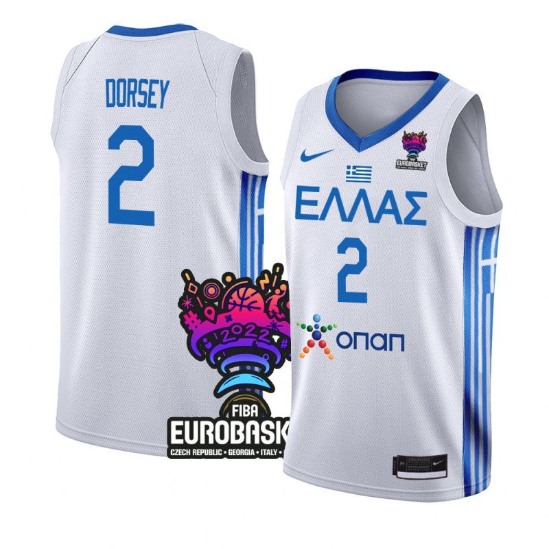 others fiba eurobasket 2022 tyler dorsey white jersey