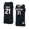 oumar ballo original retro brand jersey alumni basketball navy