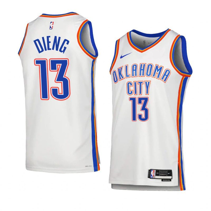 ousmane dieng men swingman jersey association edition white