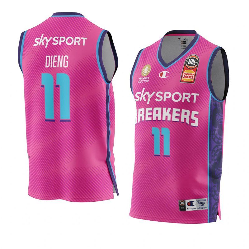 ousmane dieng nbl indigenous jersey 2022 nba draft pink