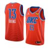 ousmane dieng thunderjersey 2022 23statement edition orangeswingman