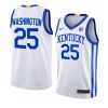 p.j. washington alumni basketball jersey home white 2022 23