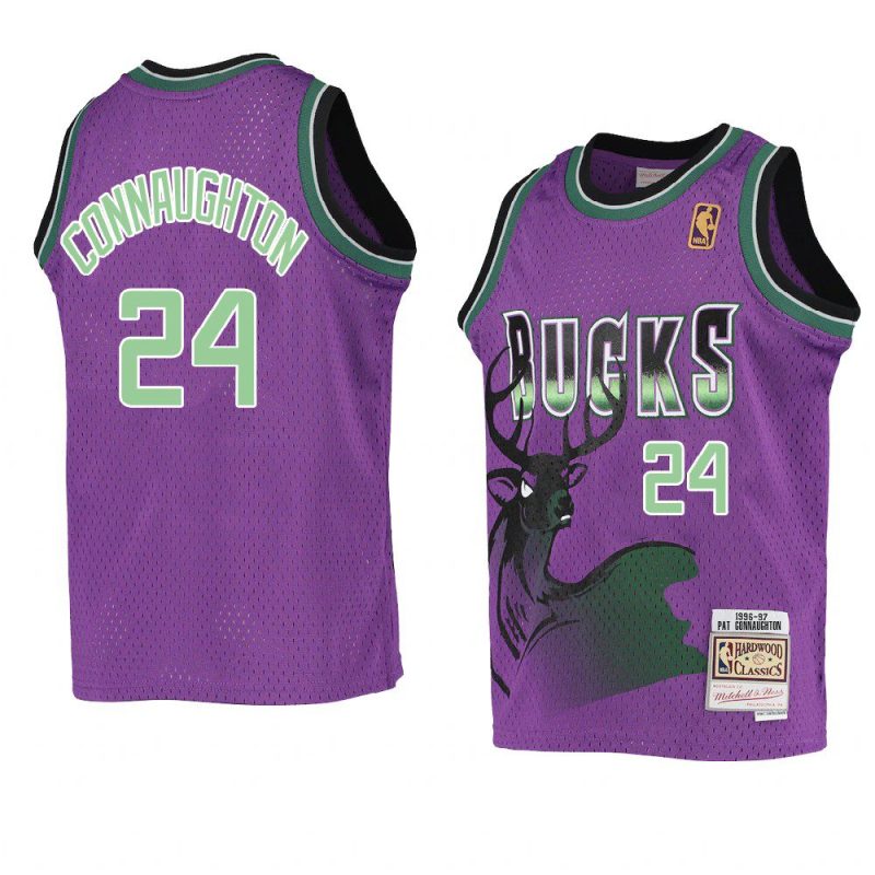 pat connaughton reload jersey hardwood classics purple 1996 97