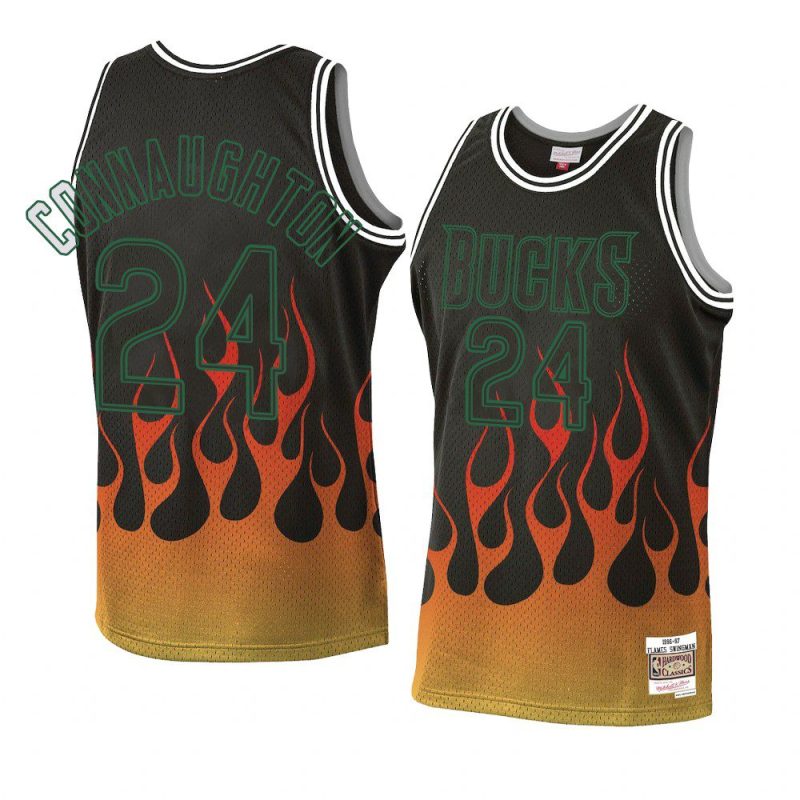 pat connaughton swingman jersey flames black