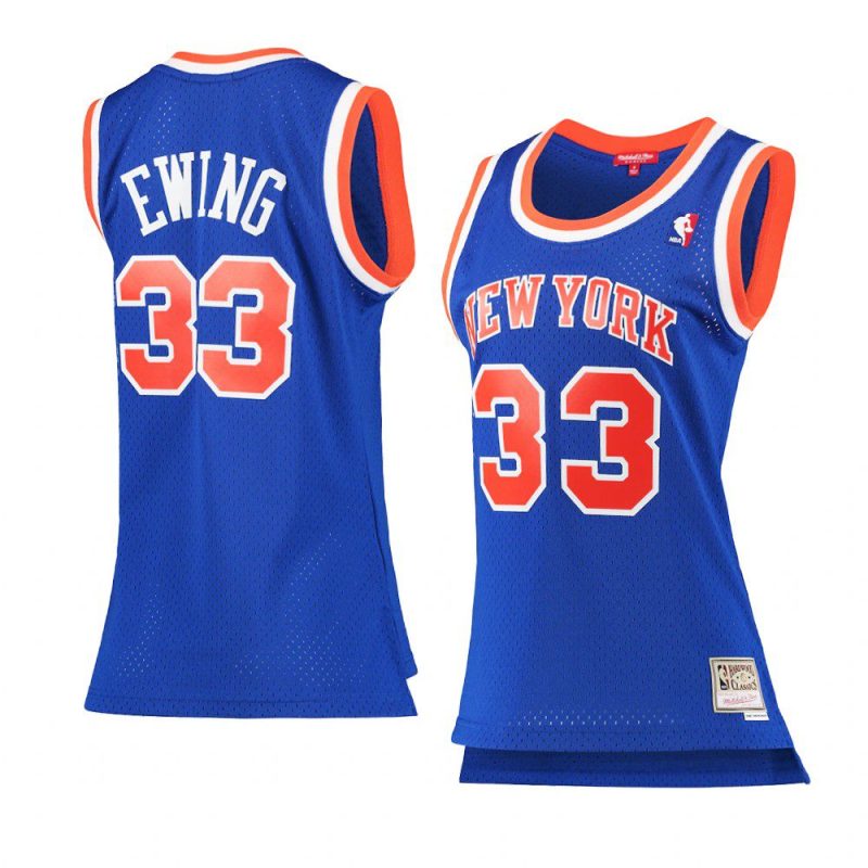 patrick ewing blue 1991 92 hardwood classics jersey