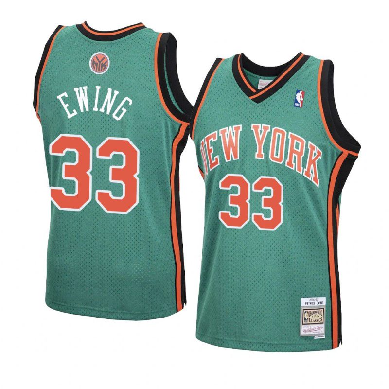 patrick ewing jersey 2006 07 hardwood classics green