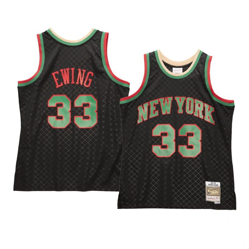 patrick ewing jersey neapolitan black 1991 92