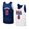 patrick ewing reversible practice jersey authentic navy