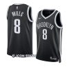 patty mills netsjersey 2022 23icon edition blackswingman