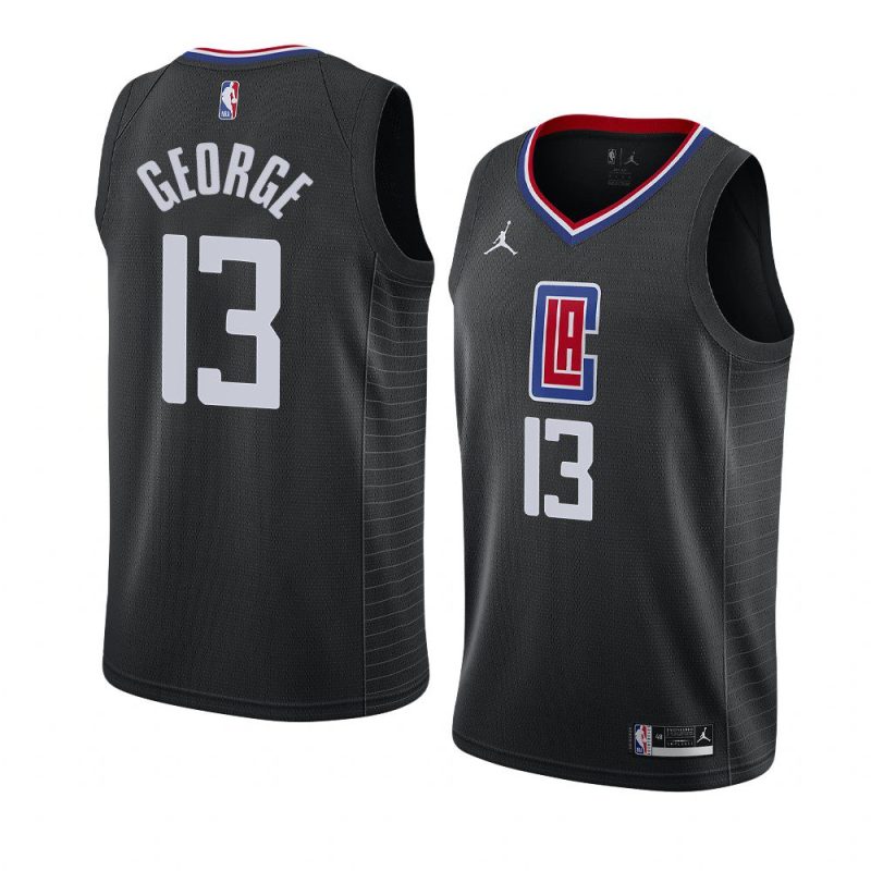 paul george jersey statement black men's