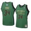 paul pierce special edition jersey hardwood classics green