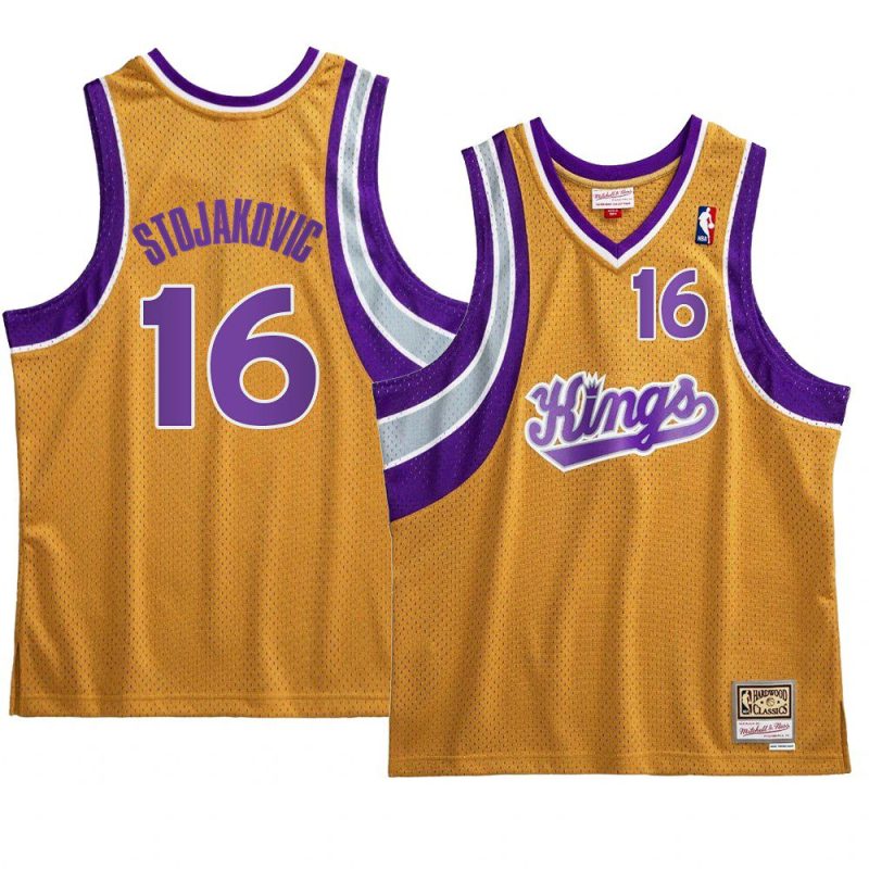 peja stojakovic gold hardwood classics jersey