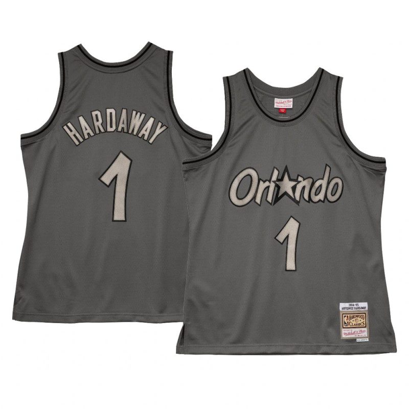 penny hardaway hardwood classics 1994 95 metal works jersey charcoal