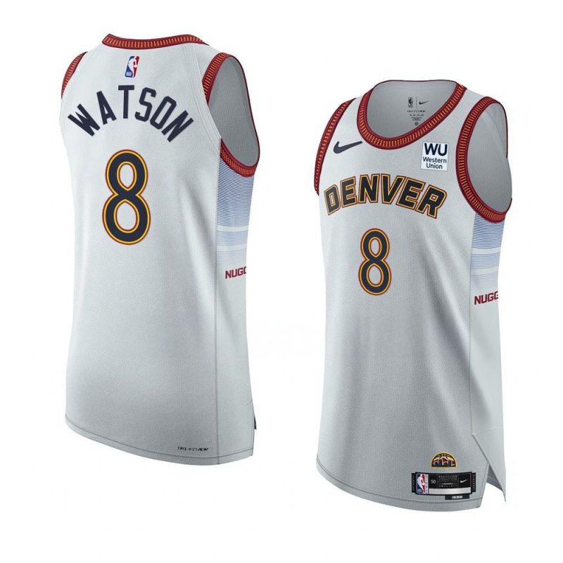 peyton watson 2022 23nuggets jersey city editionauthentic