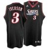 philadelphia 76ers 3 allen iverson soul swingman road jersey