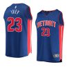 pistons jaden ivey blue replica icon jersey