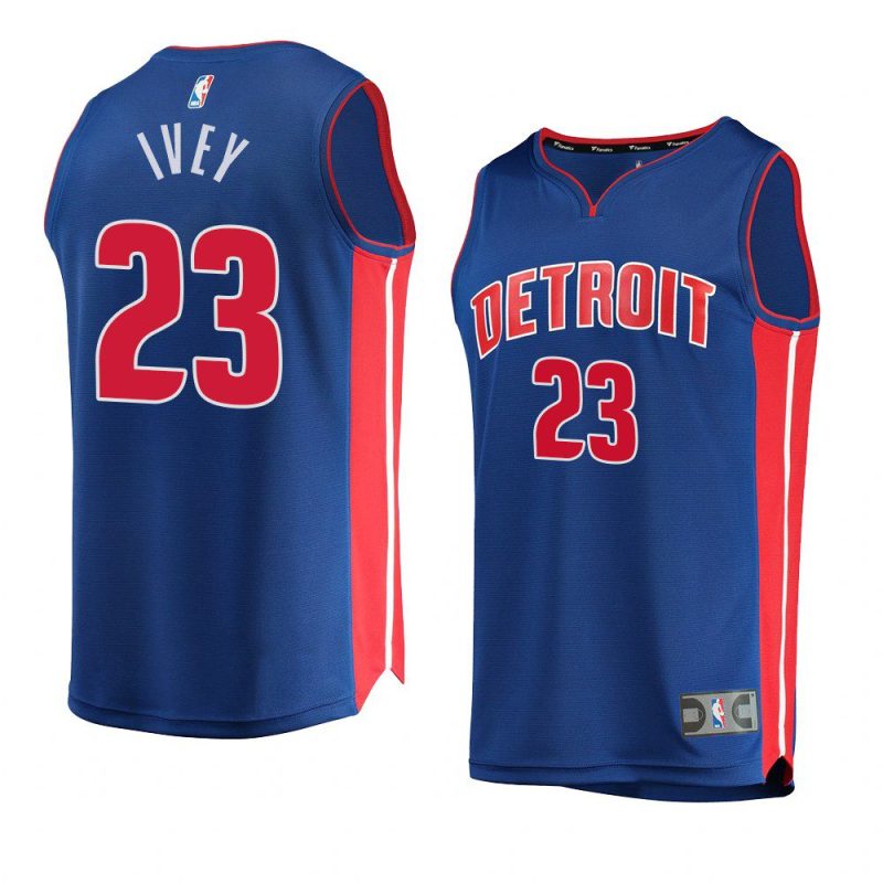 pistons jaden ivey blue replica icon jersey