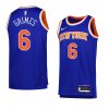 quentin grimes knicksjersey 2022 23icon edition blueswingman