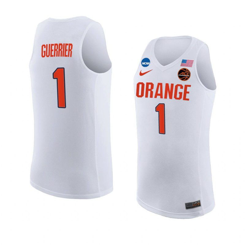 quincy guerrier college basketball jersey replica white