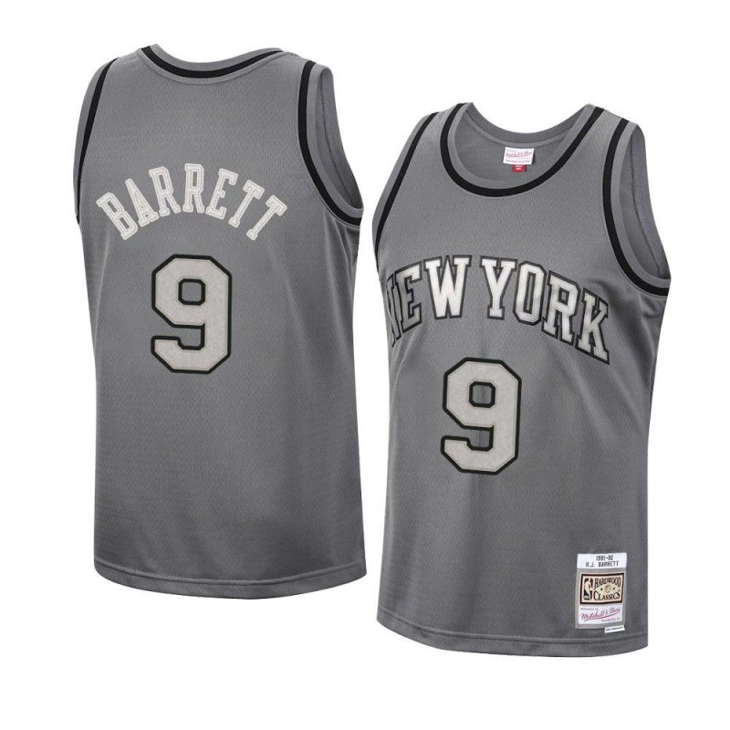 r.j. barrett swingman jersey metal works charcoal