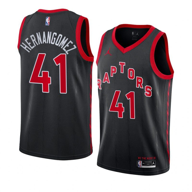 raptors juancho hernangomez black statement edition swingman jersey