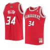 ray allen swingman jersey hardwood classics red